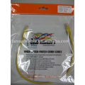 Cat5e FTP 26AWG Patch Cord UL Lista Pass Fluke Prueba RJ45 chapado en oro 3U &quot;/ 50U&quot;